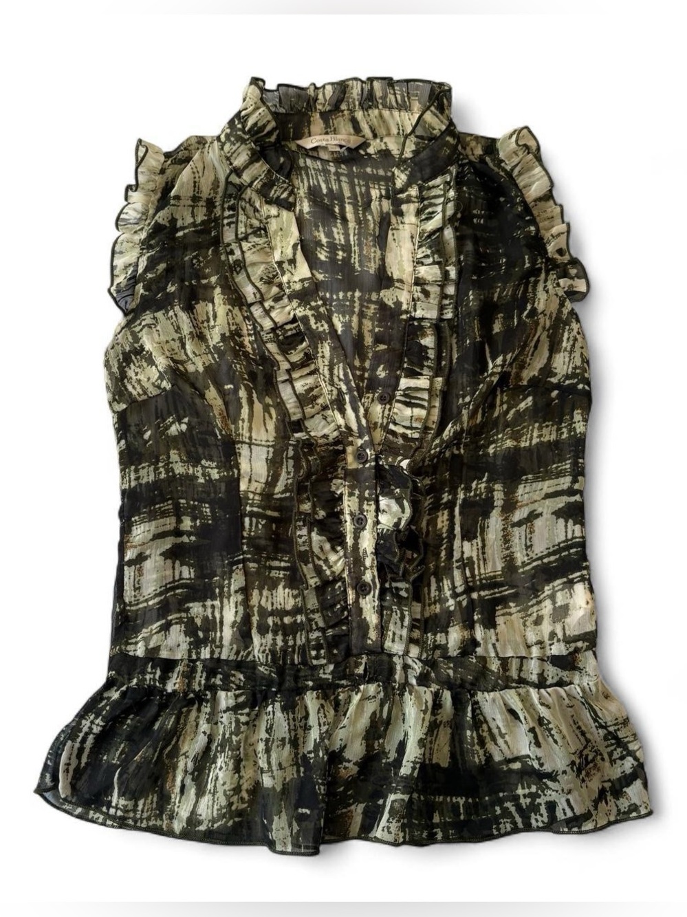 Green Costa Blanca blouse
